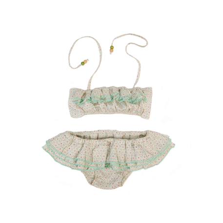 Fille-Maillot de bain-Maillot deux pièces-Maillot de bain 2 pièces   à volants  swan
