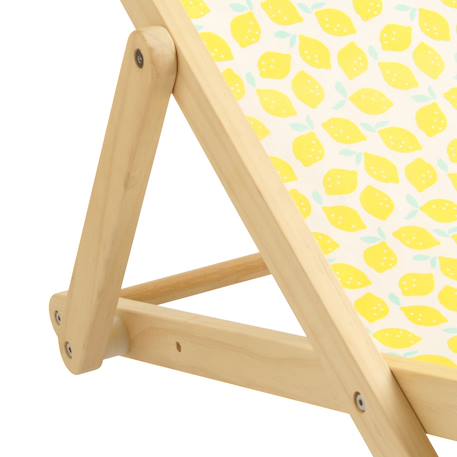 Chilienne transat enfant toile coton imprimé - pop Jaune+Rose+Vert 3 - vertbaudet enfant 