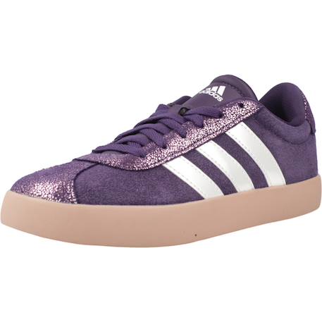 Basket fille en cuir style court lacets Violet ciraur 4 - vertbaudet enfant 