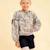 Blouse intersaison fleurie   liberty   col smocks  chimene Bleu lilas+Bleu roi+Marron beige+Orange+Rouge fleuri 15 - vertbaudet enfant 