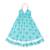 Robe de plage longue   jersey    eugenie Blanc vert 3 - vertbaudet enfant 
