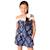 Combishort    à col élastique   lolita Bleu marine blanc 1 - vertbaudet enfant 