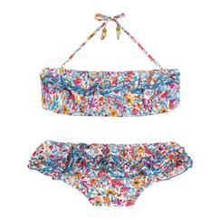 Maillot de bain 2 pièces liberty    swan  - vertbaudet enfant