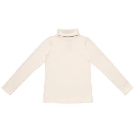 Sous-pull   à col roulé  harmonie Beige+Rouge 3 - vertbaudet enfant 