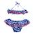 Maillot de bain 2 pièces   imprimé poissons koi   swan Poissons bleus 1 - vertbaudet enfant 