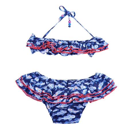 Fille-Maillot de bain-Maillot de bain 2 pièces   imprimé poissons koi   swan