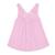 Blouse été  à fines rayures   et dentelle   anais Rose foncé blanc 3 - vertbaudet enfant 