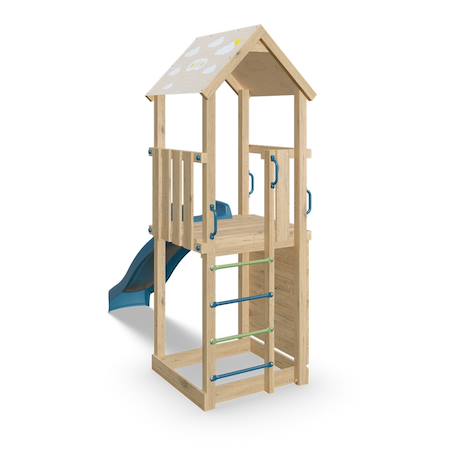 Aire de jeux avec toboggan sunny xperience pour enfants Bois 3 - vertbaudet enfant 