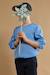 Pull marin uni en coton enfant Bleu lobelia 5 - vertbaudet enfant 