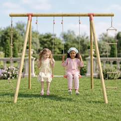 Jouet-Portique balançoire 2,30 m topwood tila - 4 enfants
