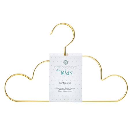 Lot de 3 cintres - nuage Doré 3 - vertbaudet enfant 
