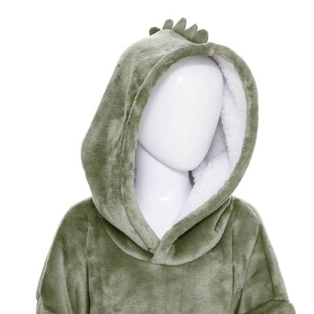 Plaid sweatshirt capuche Rose+Vert 8 - vertbaudet enfant 