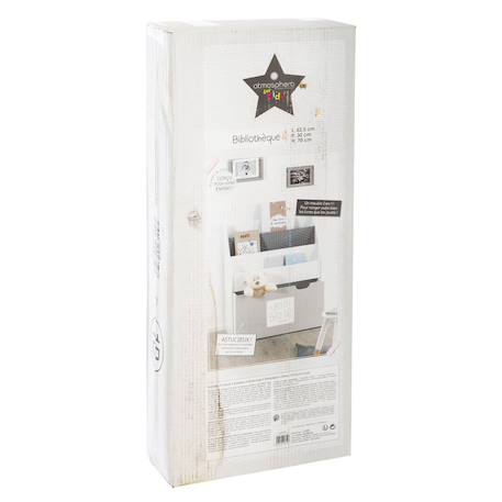 Bibliothèque enfant Blanc+Gris 7 - vertbaudet enfant 
