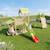 Aire de jeux avec toboggan 2,20 m zesty xpression xl - 14 enfants Bois 1 - vertbaudet enfant 