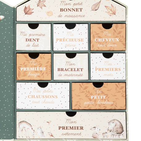 Coffret de naissance maison forêt - izar Vert 3 - vertbaudet enfant 