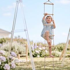 Jouet-Jeux de plein air-Echelle de corde pour portique balançoire 2.20 à 2.30 m pour enfants