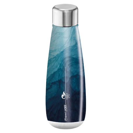Bouteille isotherme en acier inoxydable Bleu+Ikat+Rose+Solaris+Vert 3 - vertbaudet enfant 
