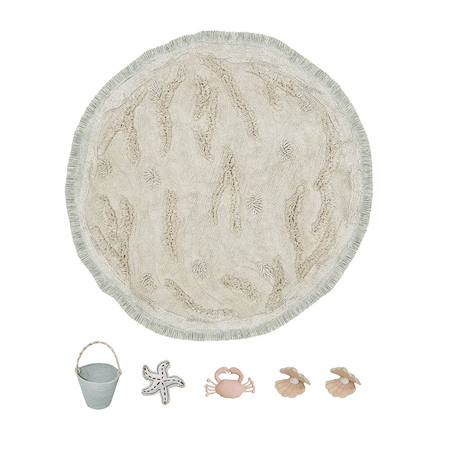 Tapis de jeux lavable island Beige 1 - vertbaudet enfant 