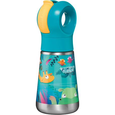 Gourde enfant inox étanche Bleu+Vert+Violet 11 - vertbaudet enfant 