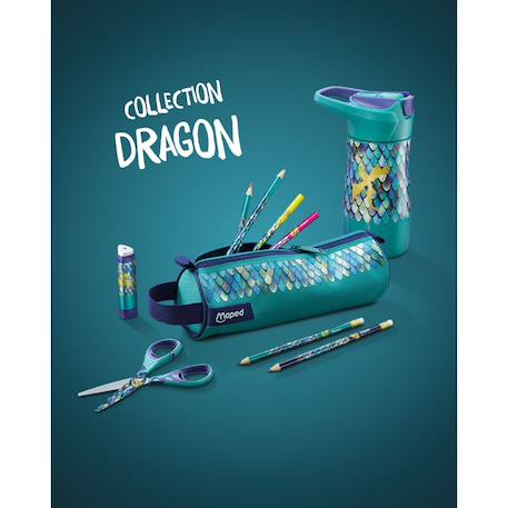 Gourde dragon avec système de pipette Vert 2 - vertbaudet enfant 