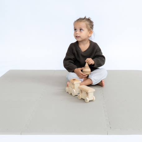 Tapis classique Beige Clair+Gris clair+Rose+Vert 7 - vertbaudet enfant 