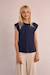 T-shirt à épaulettes Blanc+Navy blue+Rouge 10 - vertbaudet enfant 