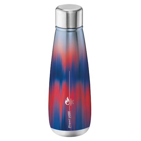 Bouteille isotherme en acier inoxydable Bleu+Ikat+Rose+Solaris+Vert 6 - vertbaudet enfant 