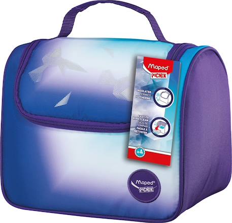 Sac à déjeuner avec bandoulière Bleu 3 - vertbaudet enfant 