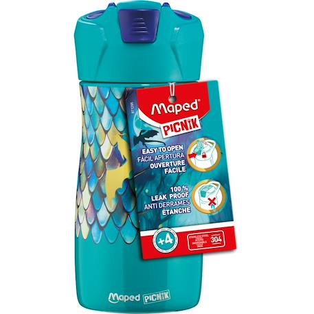 Gourde dragon avec système de pipette Vert 4 - vertbaudet enfant 