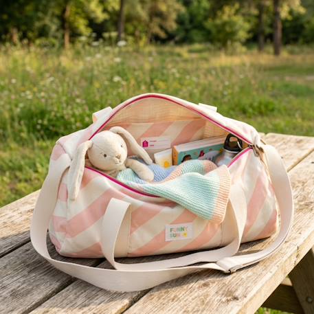 Sac bowling enfant en coton Jaune+Rose+Vert 12 - vertbaudet enfant 