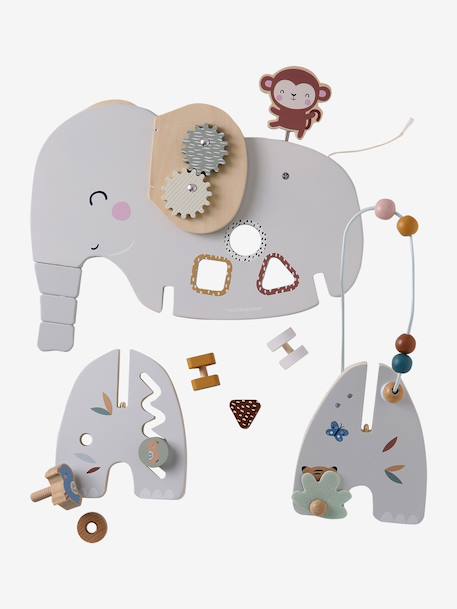 Éléphant d'activités en bois FSC® Tanzanie 3 - vertbaudet enfant 