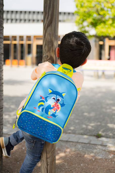 Sac à déjeuner isotherme pour enfant Jungle fever+Lapin - violet rose+Raton laveur - bleu vert+Toucan - turquoise orange 11 - vertbaudet enfant 