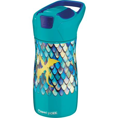 Gourde dragon avec système de pipette Vert 1 - vertbaudet enfant 