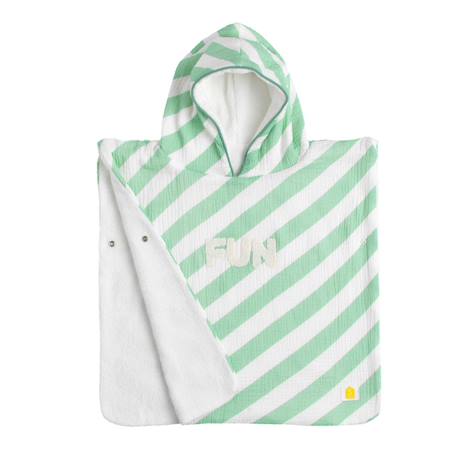 Poncho de bain bébé en coton - pop Jaune+Rose+Vert 12 - vertbaudet enfant 