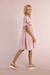 Robe babydoll rayée Light blue+Old pink 6 - vertbaudet enfant 