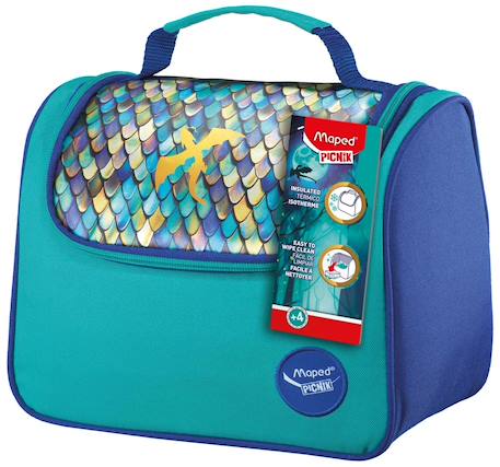 Sac à déjeuner avec bandoulière Bleu 3 - vertbaudet enfant 