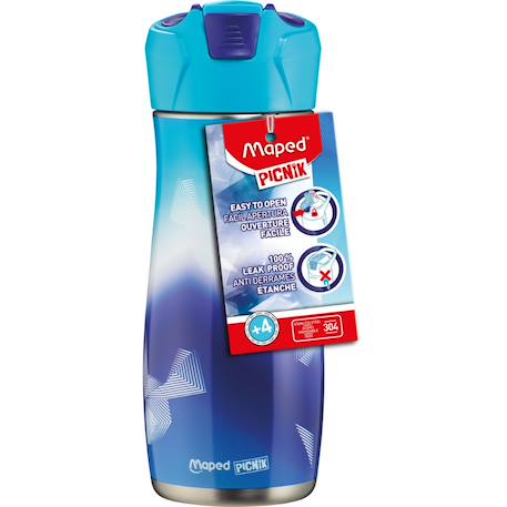 Gourde arctic avec système de pipette Bleu 3 - vertbaudet enfant 