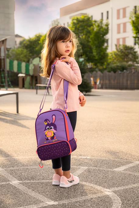 Sac à déjeuner isotherme pour enfant Jungle fever+Lapin - violet rose+Raton laveur - bleu vert+Toucan - turquoise orange 7 - vertbaudet enfant 