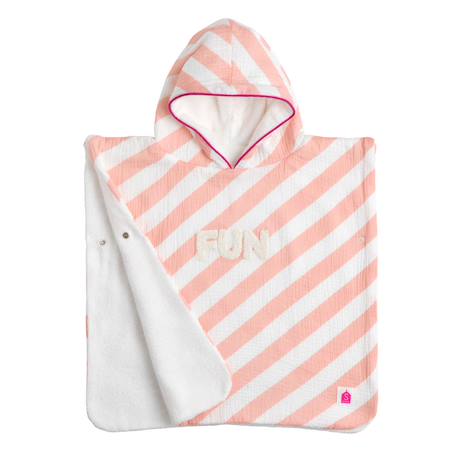 Poncho de bain bébé en coton - pop Jaune+Rose+Vert 7 - vertbaudet enfant 