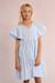 Robe babydoll rayée Light blue+Old pink 4 - vertbaudet enfant 
