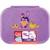Boîte repas pour enfant Jungle fever+Lapin - violet rose+Raton laveur - bleu vert+Toucan - turquoise orange 10 - vertbaudet enfant 