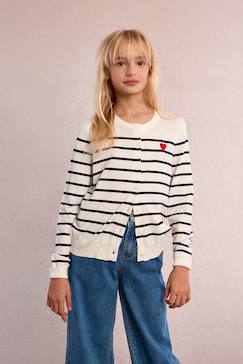 -Gilet rayé