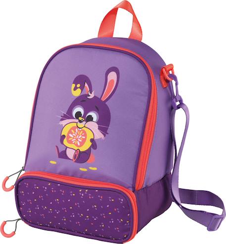 Sac à déjeuner isotherme pour enfant Jungle fever+Lapin - violet rose+Raton laveur - bleu vert+Toucan - turquoise orange 5 - vertbaudet enfant 