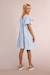Robe babydoll rayée Light blue+Old pink 3 - vertbaudet enfant 