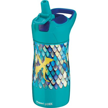 Gourde dragon avec système de pipette Vert 3 - vertbaudet enfant 