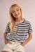 T-shirt rayé Navy blue+Noir 1 - vertbaudet enfant 
