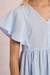 Robe babydoll rayée Light blue+Old pink 5 - vertbaudet enfant 