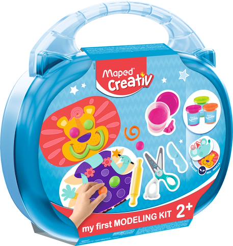Kit de pâte à modeler et accessoires MULTICOLORE 1 - vertbaudet enfant 