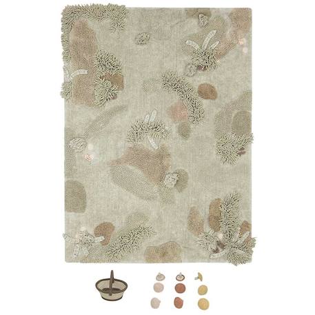 Tapis de jeux lavable mushroom forest Beige 1 - vertbaudet enfant 
