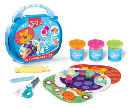 Kit de pâte à modeler et accessoires MULTICOLORE 2 - vertbaudet enfant 